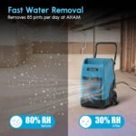 XPOWER VIKING CD-90L LGR Dehumidifier – 85 PPD AHAM, 180 CFM, R32 - Image 6