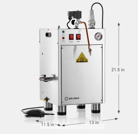 Reliable 8000CJ Automatic Jewelry Steam Cleaner Specifications