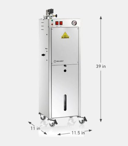Reliable 9000CD dental lab automatic steam cleaner features