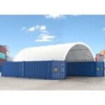 20'x40' Shipping Container Canopy Shelter - Image 8