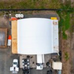 40'x40'x13' Shipping Container Canopy Shelter - Image 7