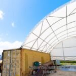 40'x40'x13' Shipping Container Canopy Shelter - Image 8