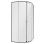 Quadrant Shower Entry Enclosure 800 x 800 x 1850mm with 6mm Tempered Glass - Chrome DH301
