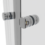 Quadrant Shower Entry Enclosure 900 x 900 x 1850mm with 6mm Tempered Glass - Chrome DH302 - Image 7