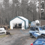 Double Truss Storage Shelter W20'xL33'xH16' - Image 15