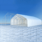 Double Truss Storage Shelter W40'xL64'xH23' - Image 6