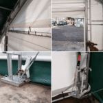 Double Truss Storage Shelter W40'xL80'xH21', 8' Truss Spacing - Image 6
