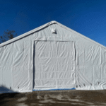 Double Truss Storage Shelter W50'xL80'xH23' - Image 3
