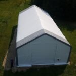 Double Truss Storage Shelter W30'xL80'xH20' - Image 18