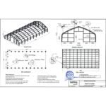 Double Truss Storage Shelter W50'xL100'xH23' - Image 12