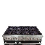 FORNO Capriasca 48" 6.58 cu. ft. Dual Fuel Range with 8 Italian Burners in Black, FFSGS6187-48BLK - Image 5