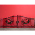 Greatbear Dual Swing Wrought Iron Gate for Driveway - Image 12