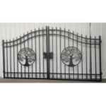 Greatbear Dual Swing Wrought Iron Gate for Driveway - Image 20