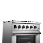 FORNO Marco 30" 4.32 cu. ft. Dual Fuel Range in Stainless Steel with 4 Sealed Burners, FFSGS6197-30 - Image 5