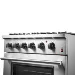 FORNO Marco 30" 4.32 cu. ft. Dual Fuel Range in Stainless Steel with 4 Sealed Burners, FFSGS6197-30 - Image 12