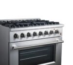 FORNO Marco 36" 5.36 cu. ft. Dual Fuel Range in Stainless Steel with 6 Sealed Burners, FFSGS6197-36 - Image 7