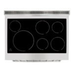 FORNO Paolo 36" 5.44 cu. ft. Freestanding Electric Range with True Convection Oven in Stainless Steel, FFSEL6011-36 - Image 4