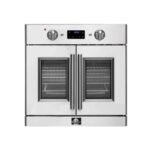 FORNO Gallico 30" 3.58 cu. ft. French Door Electric Wall Oven with Telescopic Racks, Air Fry, Self-Clean and Sous Vide, FBOEL1371-30