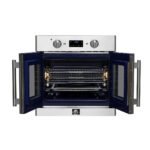 FORNO Gallico 30" 3.58 cu. ft. French Door Electric Wall Oven with Telescopic Racks, Air Fry, Self-Clean and Sous Vide, FBOEL1371-30 - Image 2