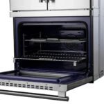 FORNO Gallico 30" 7.36 cu. ft. French Door Double Electric Wall Oven with Telescopic Racks, Air Fry, Self-Clean and Sous Vide, FBOEL1388-30 - Image 8
