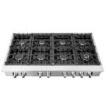 FORNO Cossato 48" Gas Rangetop with 8 Sealed Burners in Stainless Steel, FCTGS5737-48 - Image 2