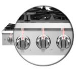 FORNO Spezia 36" Gas Rangetop with 6 Sealed Burners in Stainless Steel, FCTGS5751-36 - Image 8