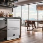 FORNO Cosenza 24" 4.69 cu.ft. Built-In Indoor/Outdoor Drawer Freezer with Ice Maker, FDRBI1838-24S - Image 7