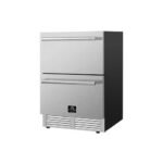 FORNO Cosenza 24" 4.69 cu.ft. Built-In Indoor/Outdoor Drawer Freezer with Ice Maker, FDRBI1838-24S - Image 2