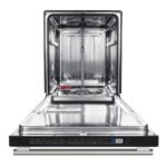 FORNO Espresso Pozzo 24" Built-In Dishwasher in White with Antique Brass Handles, FDWBI8067-24WHT - Image 7