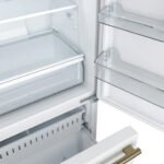 FORNO Espresso Milano 62" 34.4 cu. ft. Side-By-Side Refrigerator with Ice Maker in White with Antique Brass Accents, FFFFD1787-60WHT - Image 12