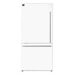 FORNO Espresso Milano 31" 17.2 cu. ft. Left Swing Refrigerator and Bottom Freezer with Ice Maker in White and Silver Handles, FFFFD1786-31WHT - Image 2