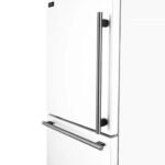 FORNO Espresso Milano 31" 17.2 cu. ft. Left Swing Refrigerator and Bottom Freezer with Ice Maker in White and Silver Handles, FFFFD1786-31WHT - Image 10