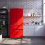 FORNO Espresso Luigi 33" 18 cu. ft. French Door Refrigerator in Red, FFFFD1791-33RED - Image 14