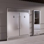 FORNO Rizzuto 60" 27.6 cu. ft. Refrigerator & Freezer in Stainless Steel with Grill Trim Kit, FFFFD1933-60S - Image 11