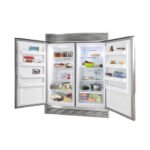 FORNO Rizzuto 60" 27.6 cu. ft. Refrigerator & Freezer in Stainless Steel with Grill Trim Kit, FFFFD1933-60S - Image 5