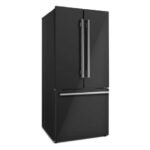FORNO Espresso Gallipoli 30" 17.5 Cu. Ft. Refrigerator with Ice Maker in Black with Silver Handles, FFFFD1974-31BLK - Image 6