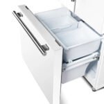 FORNO Espresso Gallipoli 30" 17.5 Cu. Ft. Refrigerator with Ice Maker in White with Antique Brass Handles, FFFFD1974-31WHT - Image 7