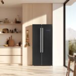 FORNO Espresso Salerno 33" 15.6 cu. ft. Refrigerator in Black with Silver Handles, FFRBI1805-33BLK - Image 18