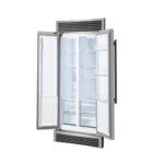 FORNO Salerno 37" 15.6 cu. ft. Side-by-Side Built-In Refrigerator in Stainless Steel and Grill Trim Kit, FFRBI1805-37SG - Image 6