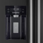 FORNO Espresso Salerno 36" 20 cu. ft. Side-By-Side Refrigerator with Water and Ice Dispenser in Black with Silver Handles - Image 10