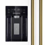 FORNO Espresso Salerno 36" 20 cu. ft. Side-By-Side Refrigerator with Water and Ice Dispenser in White with Silver Handles - Image 8
