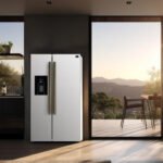 FORNO Espresso Salerno 36" 20 cu. ft. Side-By-Side Refrigerator with Water and Ice Dispenser in White with Silver Handles - Image 15