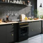 FORNO Paolo 30" 4.38 cu. ft. Freestanding Electric Range in Black with Antique Brass Handles, FFSEL6011-30BLK - Image 13