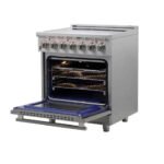 FORNO Massimo 30" 4.32 cu. ft. Freestanding Electric Range with 5 Elements, FFSEL6020-30 - Image 6