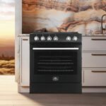 FORNO Espresso Leonardo 30" 5 cu. ft. Electric Range in Black with Silver Handles, FFSEL6012-30BLK - Image 10