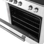 FORNO Espresso Leonardo 30" 5 cu. ft. Electric Range in White with Silver Handles, FFSEL6012-30WHT - Image 6