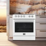 FORNO Espresso Leonardo 30" 5 cu. ft. Electric Range in White with Silver Handles, FFSEL6012-30WHT - Image 8