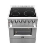 FORNO Galiano 30" 4.32 cu. ft. Freestanding Electric Range with 4 Elements in Stainless Steel, FFSEL6083-30 - Image 4