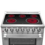 FORNO Galiano 36" 5.36 cu. ft. Freestanding Electric Range with 5 Elements in Stainless Steel, FFSEL6083-36 - Image 9