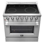 FORNO Galiano 36" 5.36 cu. ft. Freestanding Electric Range with 5 Elements in Stainless Steel, FFSEL6083-36 - Image 4